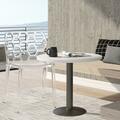 Kd Americana 33.75 x 19.37 x 18.75 in. Modern Dynamic Dining Chair, Clear KD3579525